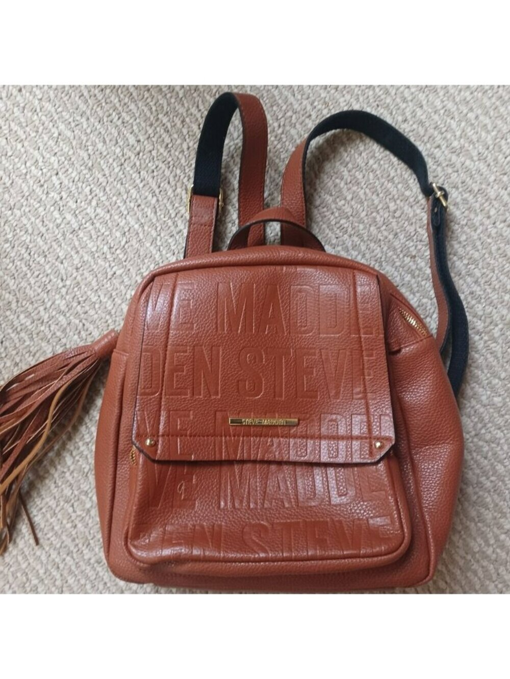 Steve Madden faux leather backpack